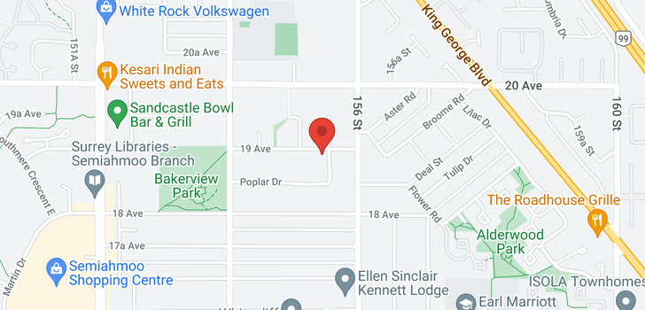map of 15542 19 AVENUE